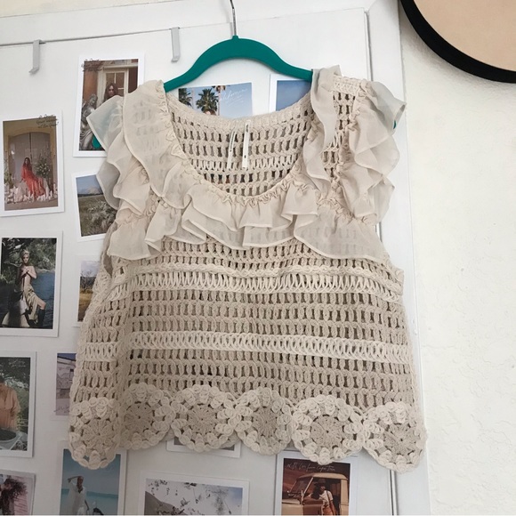Anthropologie Tops - Anthropologie Sweater Tank sz M/L